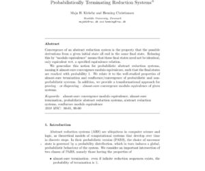 Confluence and Convergence Modulo Equivalence in Probabilistically Terminating Reduction Systems